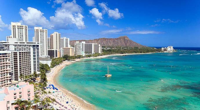 Heart Of Waikiki,1Bdrm,Free Parking, Wifi,No Resort Fees,Youtube,Netflix ! هونولولو المظهر الخارجي الصورة